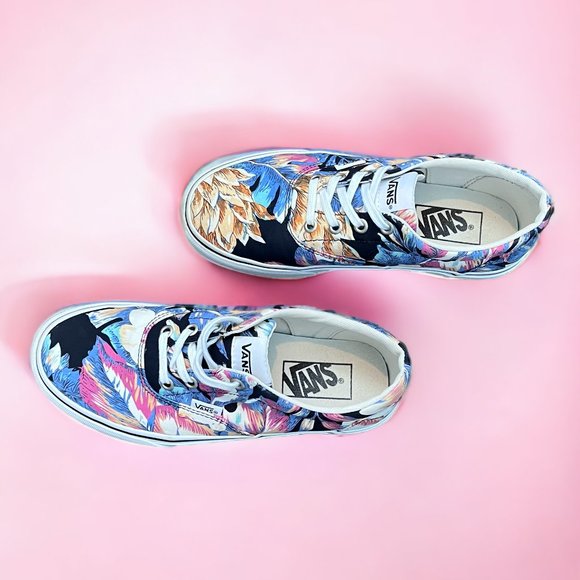 Vans Tropical Hawaiian Floral Sneakers | Women’s 6.5 | Low Top - Picture 1 of 7
